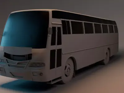 Bus 3D model P8000 BMR Classic 3D model