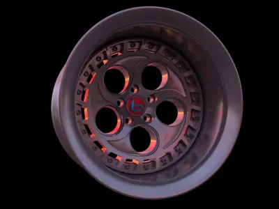 Car Wheel - Brada Forged TF-0 3D model
