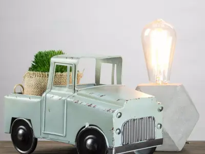 Catanzaro Vintage Country Farmhouse Style Metal Model Vehicle Low-poly 3D model