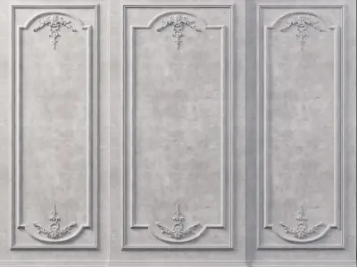 Wall Molding Low-poly 3D model purchase