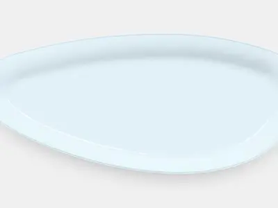 FROJDEFULL Serving plate Low-poly 3D model
