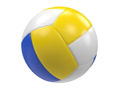 Volleyball ball  Low-poly 3D model buy