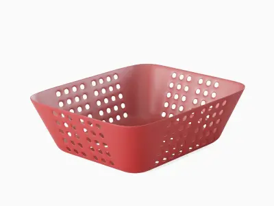 Plastic Basket 04 3D model