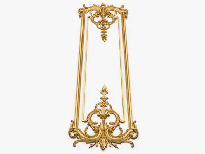 Classic decor ornament 118  3D model