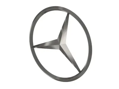 3D Mercedes Emblem 3D model