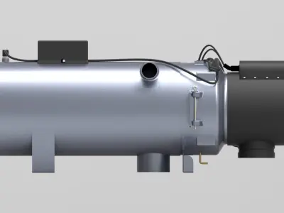 Webasto DBW 300 heater 3D model