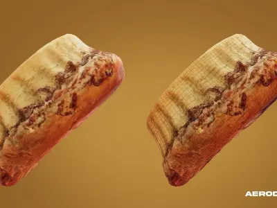 Slovenian Nut Roll - Large 3D model