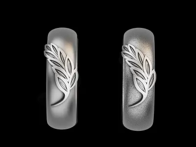 Lux  rings earrings  printable gold jewelry printable 3D model 3D print model