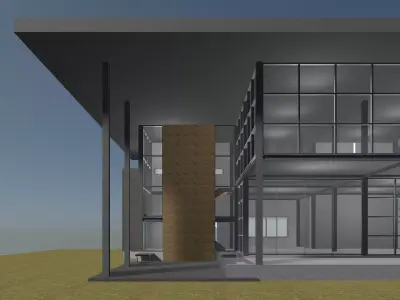 Office 25A01 3D model