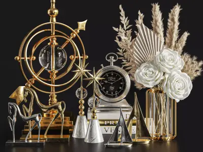 Decorative Set 40 3D model purchase