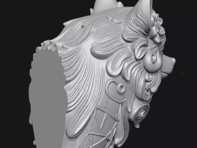 Pomeranian 3D print model