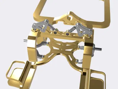 PRO TOURING MCS Low-Pro Chassis with Pushrod Suspension 3D print model