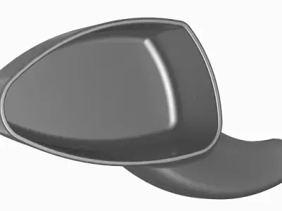 Car Side Mirror Cover 3D print model