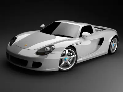 Porsche Carrera GT 3D model