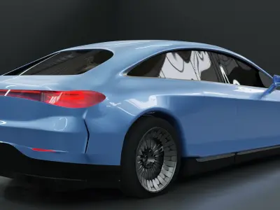 Mercedes Benz EQS  3D model