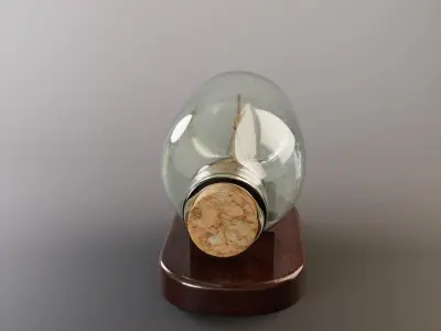 Ship in a bottle 3D model