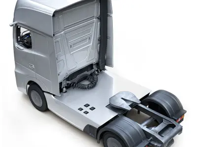 Mercedes benz future truck 2025 3D model