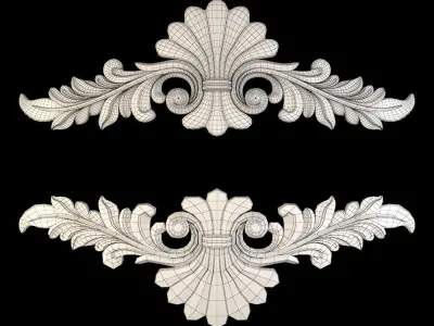 Decorative Ornaments - 03 3D model