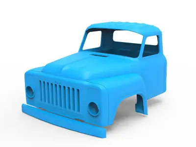 GAZ-53 jeep wrangler 3D print model