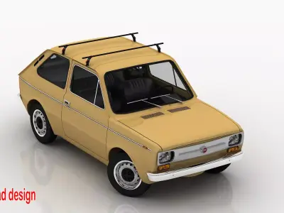 seat 133 1979 v2 3D model