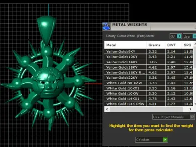 SUN PENDANT 3D PRINTABLE MODEL  3D print model