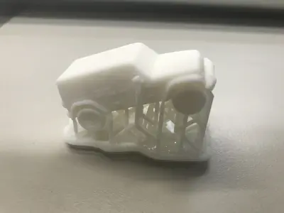 Jeep Wrangler Unlimited 2019 on a small scale Free 3D print model