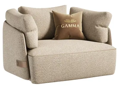  Veronica Armchair By Gamma 3D model