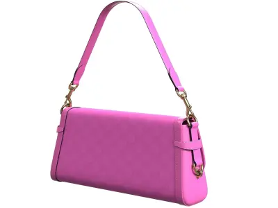 Gucci Luce Bag Pink Low-poly 3D model