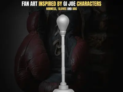 Big Boa Kit for Action Figures 3D print model