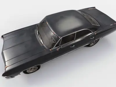 Impala 67  Low-poly 3D model