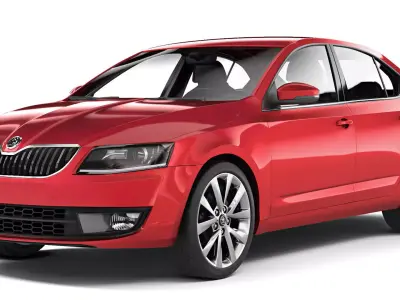 Skoda Octavia A7 2013 3D model