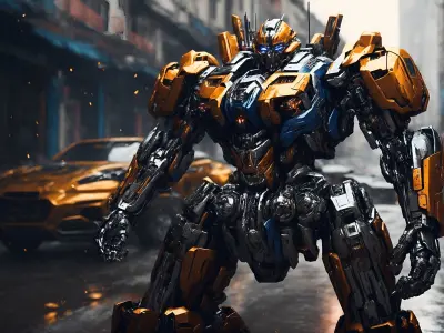 History of Robots 3D model