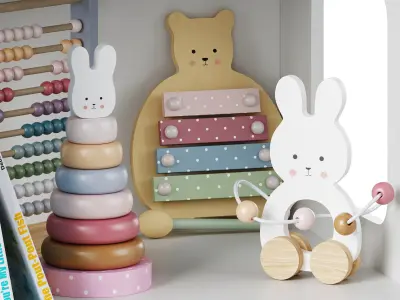 MINU 3 Level Bookshelf by Minime 3D model