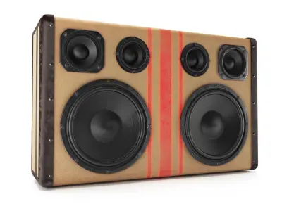 Boombox Audio Player 3D model