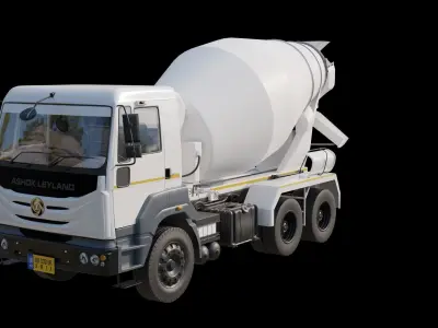 new 3d high Poly Ashok Leyland truck   3D model