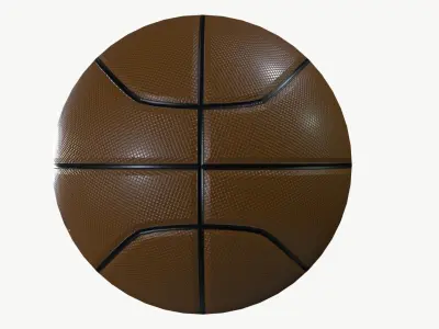 Basketball Low-poly 3D model get