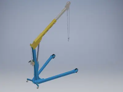 workshop lift assembly 3d model 3D model