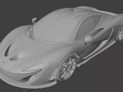 McLaren P1 3D model from CGTrader
