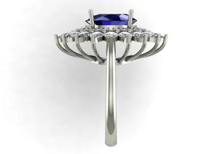 CAPULET ENGAGEMENT RING 3D MODEL 3D PRINT MODEL  3D print model