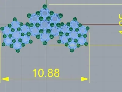 604 Ear decoration 3D print model