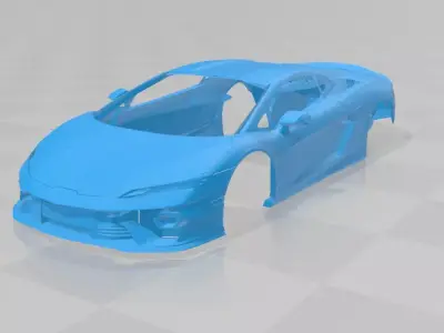 Temerario - Body Car STL Model 3D print model