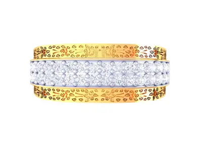 Mens gemstone diamond men Ring with details images 08 3D print model