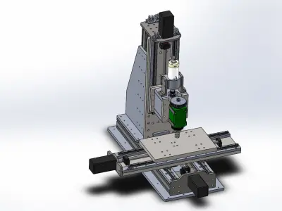 DIY CNC Milling Machine 3D print model