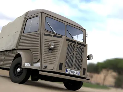 CITROEN HY PICKUP CAMIONETTE 1948 3D model