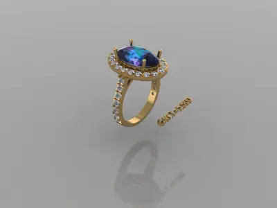 FASION  RING 3D model shop