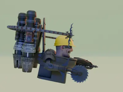 Engineer Skibidi Toilet  3D model