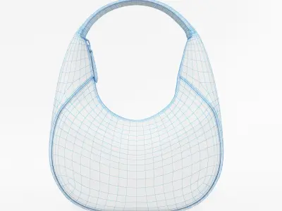 Vegan Leather Handbag 3D model