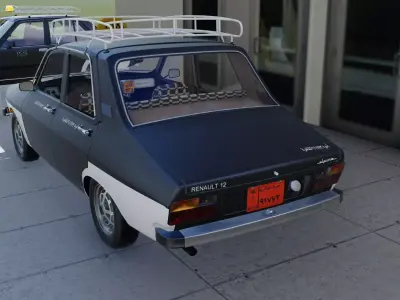 renault 12 Taxi cairo lumion 8 3D model