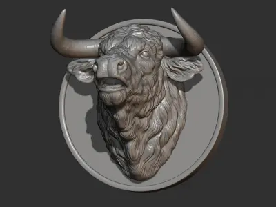 Bull head bellows 3D print model