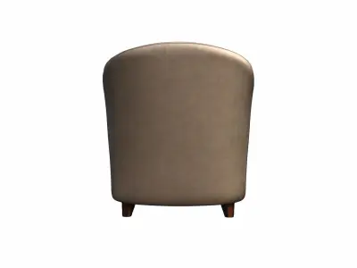 3d Model Stylish Room Interior With Comfortable Papasan Chair 3D model buy